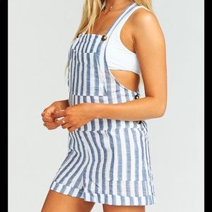 Show Me Your Mumu Beachside Cotton Overalls
